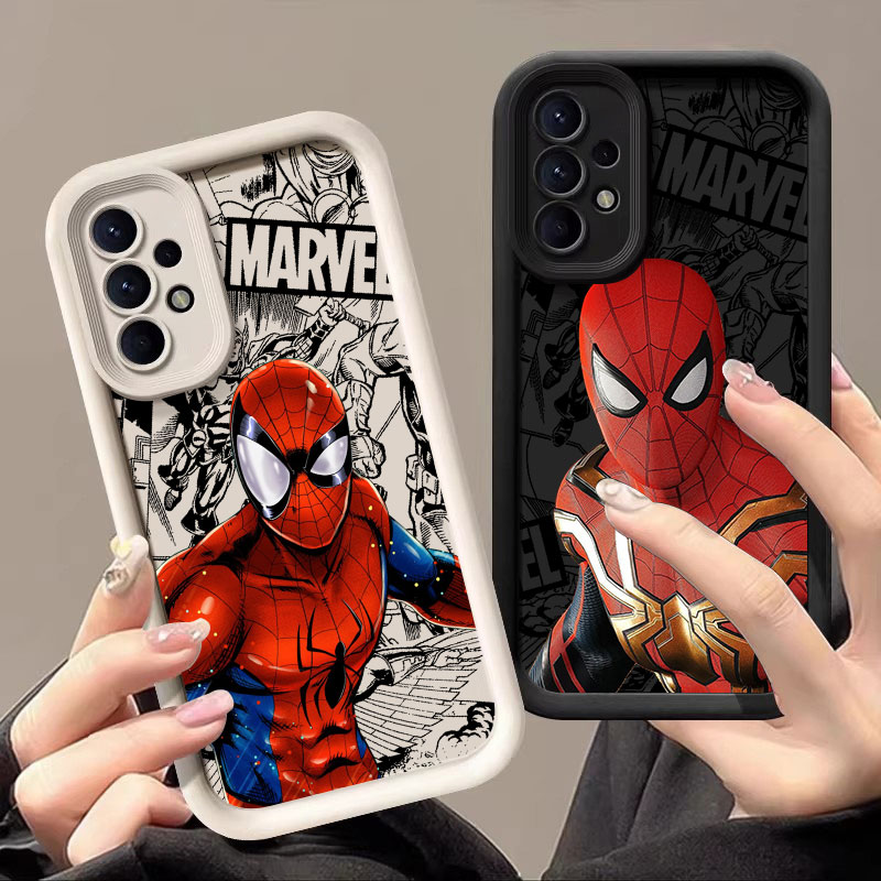 Samsung Galaxy A55 - Чехол с изображением супергероя Marvel Spider