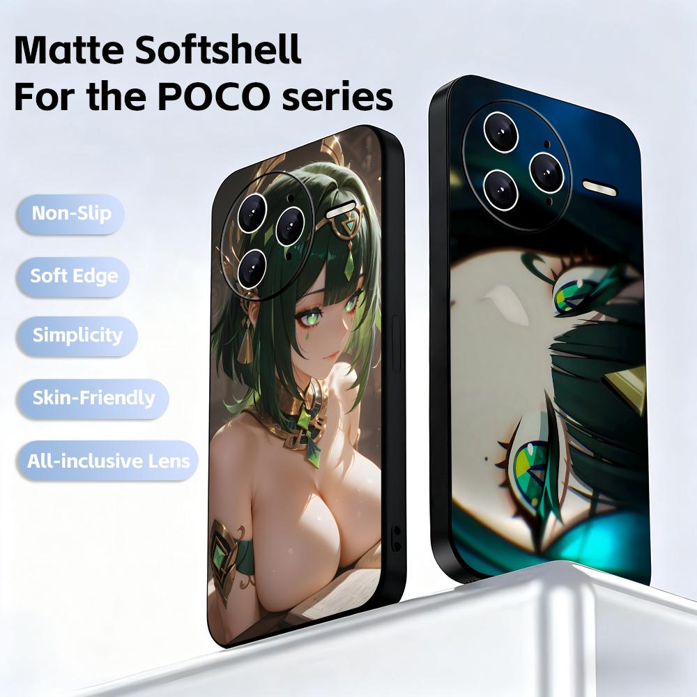 Xiaomi Poco X6 - Чехол для телефона genshin Impact Nefer