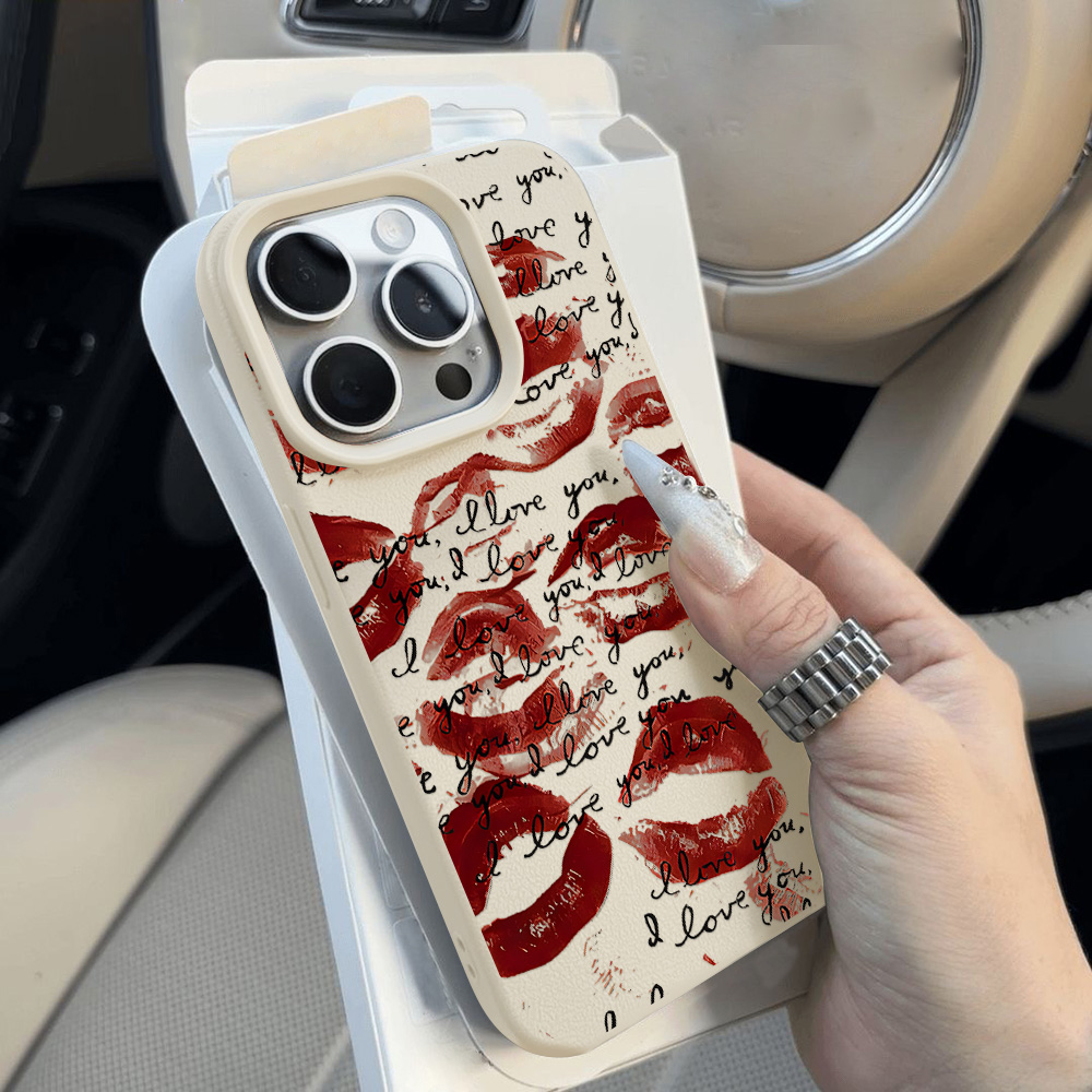 Ярко-красный кожаный чехол для – обзор и цена Apple Iphone 15