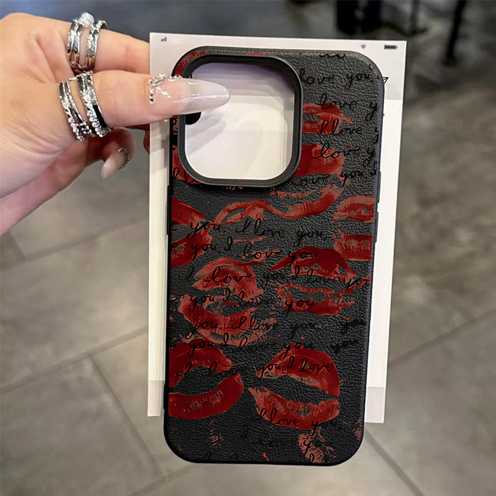 Ярко-красный кожаный чехол для – обзор и цена Apple Iphone 15